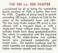 Red Hunter engine text