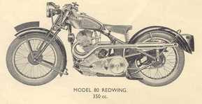 Model 80 Redwing 350 cc